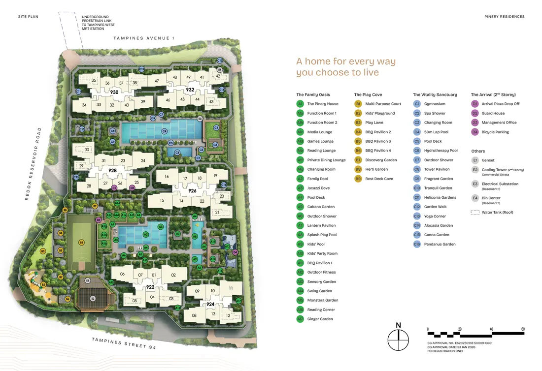 Pinery Residences site plan